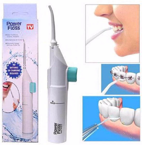 Imagem de Irrigador Oral Power Floss Limpeza Profunda Dente Aparelho