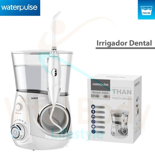 Imagem de Irrigador Oral Waterpulse V660 Branco com Massagem Topseller