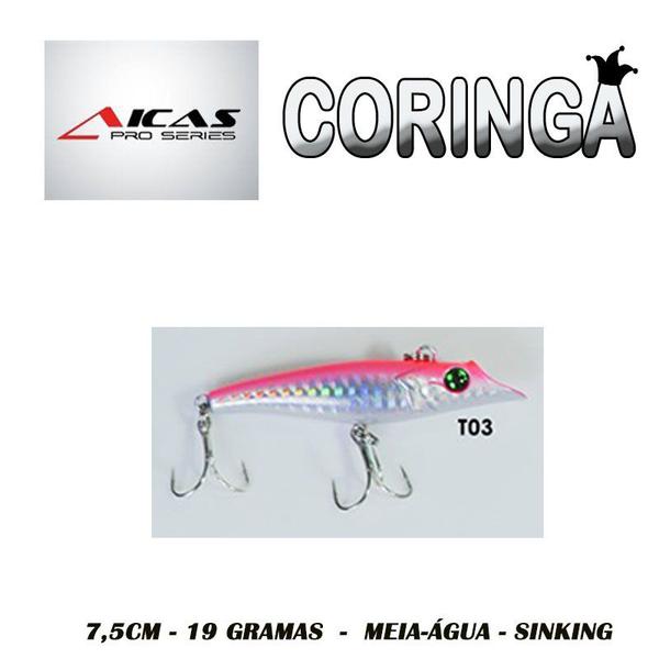 Imagem de Isca aicas coringa 7,5cm 19gr t03 hol rosa