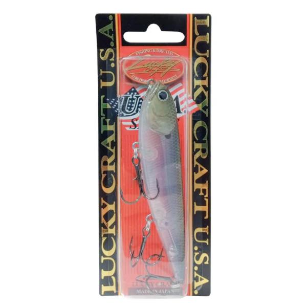 Imagem de Isca articicial japonesa superficie lucky craft sammy 105 ghost minnow