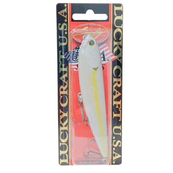 Imagem de Isca articicial japonesa superficie lucky craft sammy 115 chartreuse shad