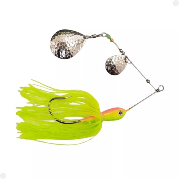 Imagem de Isca Artificial 60 Up Spinner Bait Colorada Tucunaré 28g - Cor A09