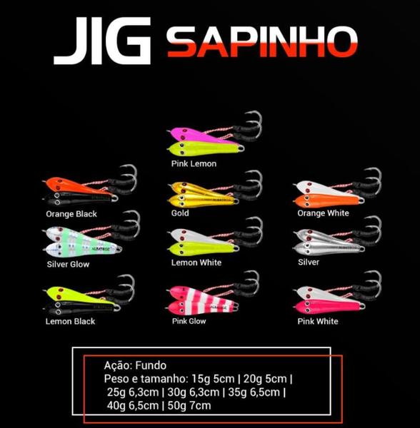 Imagem de Isca Artificial Albatroz Jig Sapinho (20g) - Várias Cores