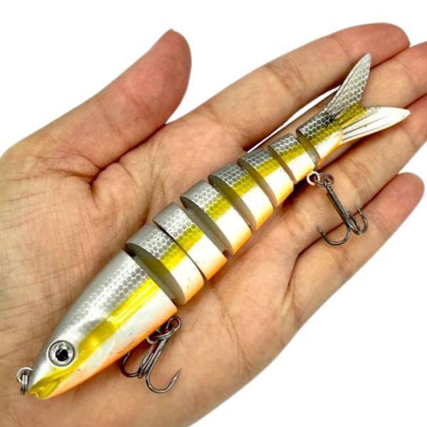 Imagem de Isca Artificial Articulada Para Dourados Robalo Tucunaré 13.4cm 18g Cor04