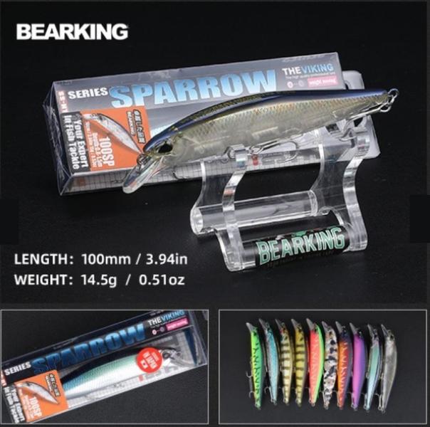 Imagem de Isca Artificial Bearking Sparrow 100SP (10cm - 15gr) - Varias Cores