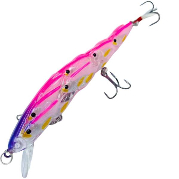 Imagem de Isca Artificial Cardume de Peixes 11.5cm 15.7g cor Rosa