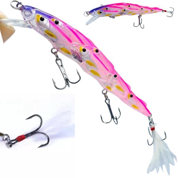 Imagem de Isca Artificial Cardume de Peixes 11.5cm 15.7g cor Rosa