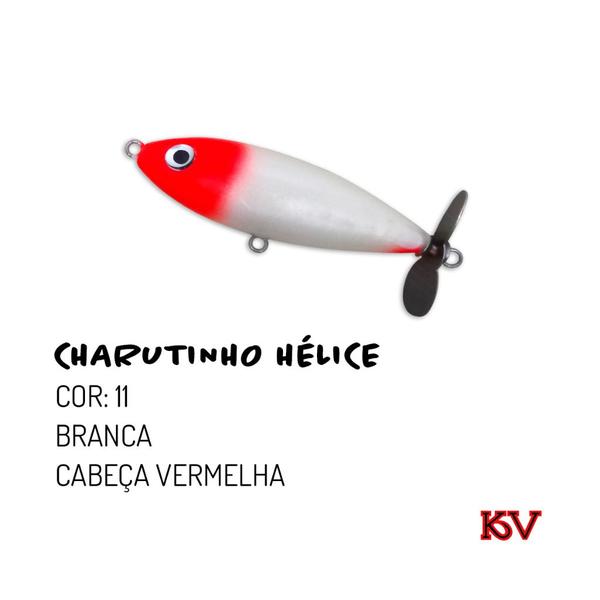 Imagem de Isca Artificial Charuto hélice da Kv Charutinho Hélice 7cm