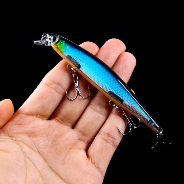 Imagem de Isca Artificial de Pesca Jerkbait 13g 11cm - Peixinho Duro com Olhos 3D