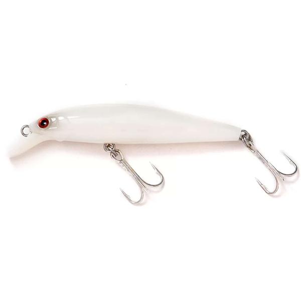 Imagem de Isca Artificial de Pesca Meia Água Nelson Nakamura Marrenta 110 Cor 101 Opaca Osso 11cm 22g