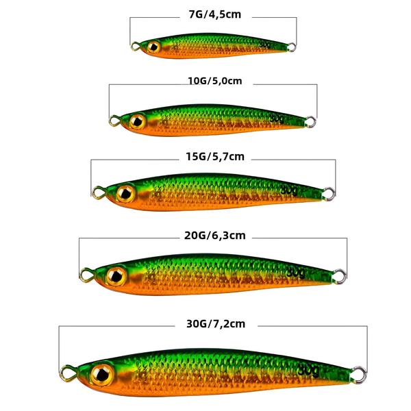 Imagem de Isca Artificial de Pesca PROBEROS - Isca de Chumbo para Robalo