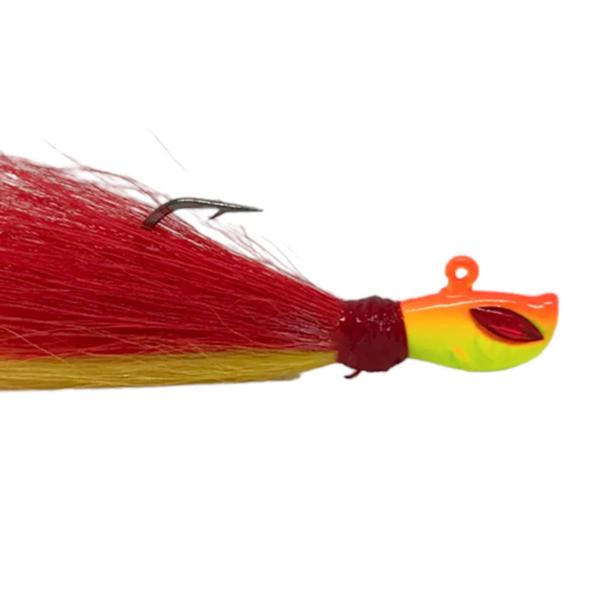 Imagem de Isca Artificial De Pesca  YARA KILLER JIG 15G VERMELHO E AMARELO 042