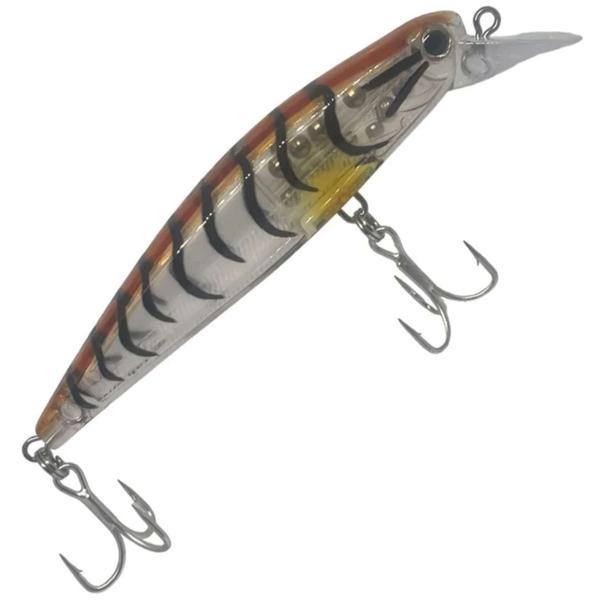 Imagem de Isca Artificial de Pesca YARA TOP MINNOW 7,5CM 7,8G TIGRADA TRANSP 58