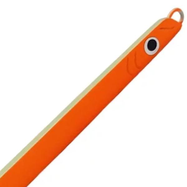 Imagem de Isca Artificial De Pescaria NS Jumping  Jig Slim 75g 15,0cm Cor Laranja Listrado Glow