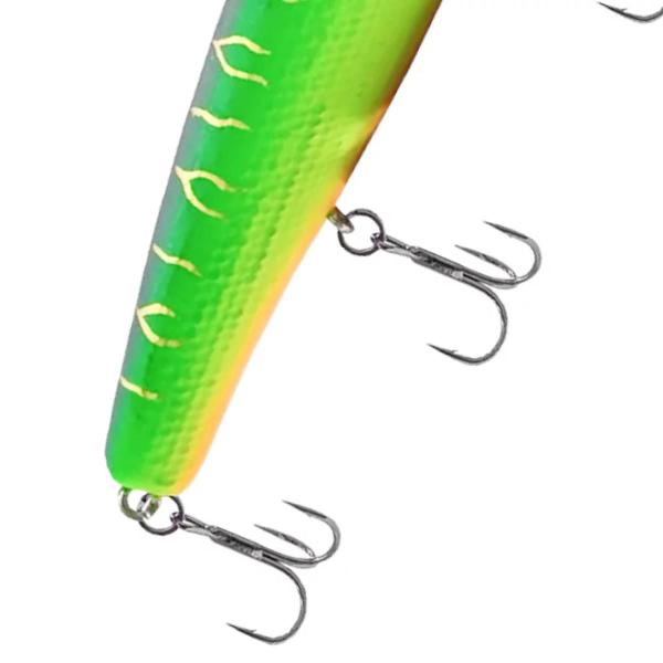 Imagem de Isca Artificial De Superfícial Pesca Pescaria Jackall Bonnie 128 Silent 12,8cm 24,4g Cor Mat Tiger