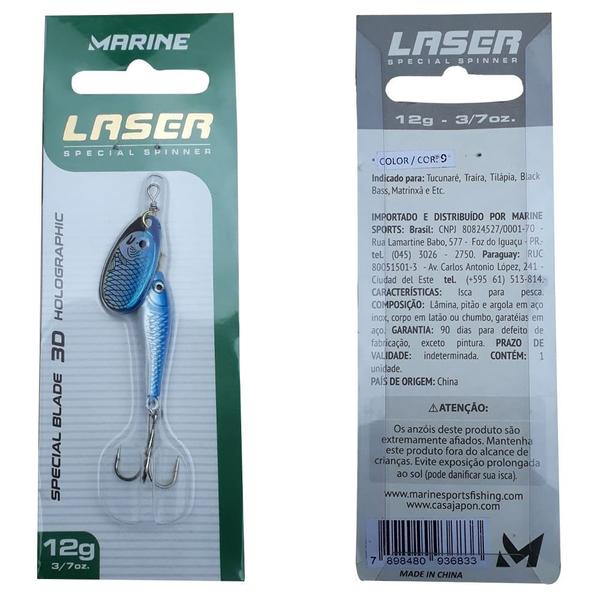 Imagem de Isca Artificial Isca De Pesca Tilápia Laser 12g Marine Sport