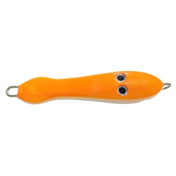 Imagem de Isca Artificial Japonesa Para Pesca de Robalo NS JIG PAC 280GR 12,5CM LARANJA/GLOW