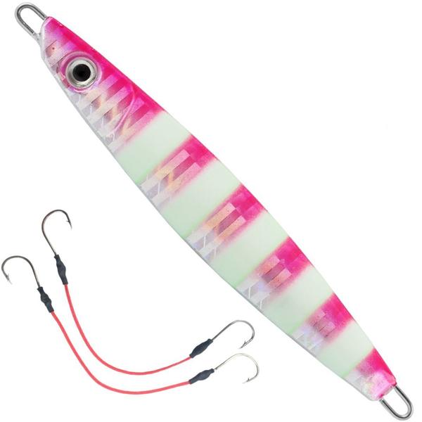 Imagem de Isca Artificial Jumping Jig Metal 13cm 85gr Pink Glow