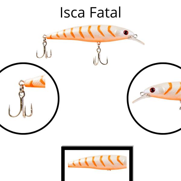 Imagem de Isca Artificial Lori Fatal 90-9cm 13g Várias Cores Meia Água