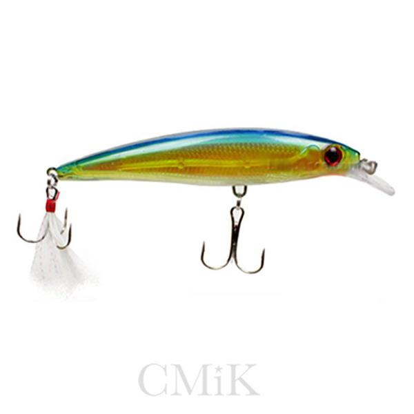 Imagem de Isca Artificial Meia Água Estilo JERKBAIT 9cm Com Penacho