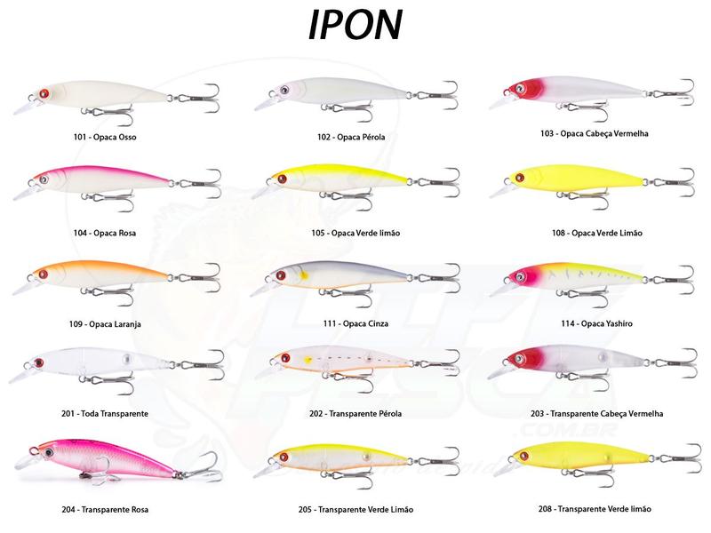 Imagem de Isca Artificial Nelson Nakamura Ipon 65 (6,5cm 6gr) - Várias Cores