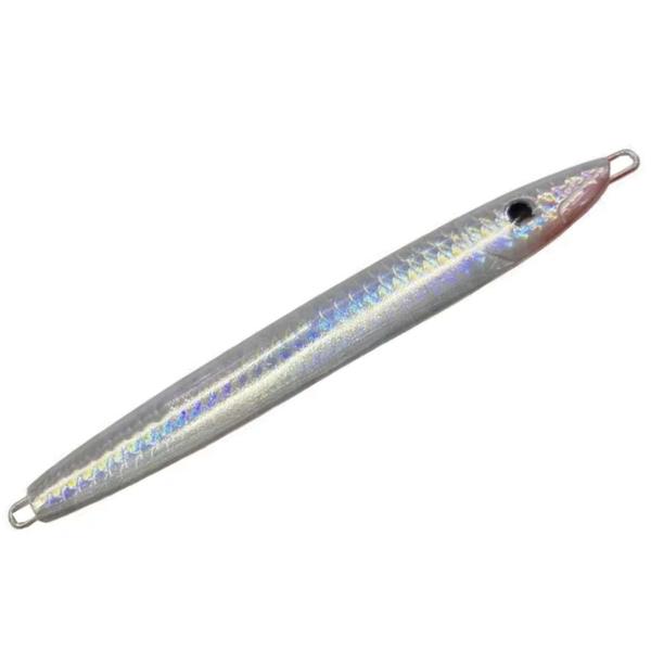 Imagem de Isca Artificial NS Jig Hybrid 300g 27,5cm Para Captura Na Pesca De Anchova Olhete Olho de Boi Prata