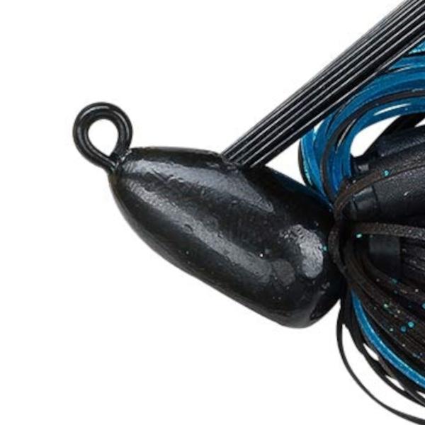 Imagem de Isca Artificial para Pesca Booyah BYBJ34-04 Boo Jig Preto / Azul com Anzol n 5/0