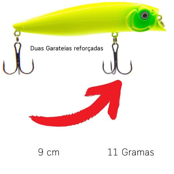 Imagem de Isca Artificial para pesca de Meia Agua 9cm 11g Tucunaré Traira