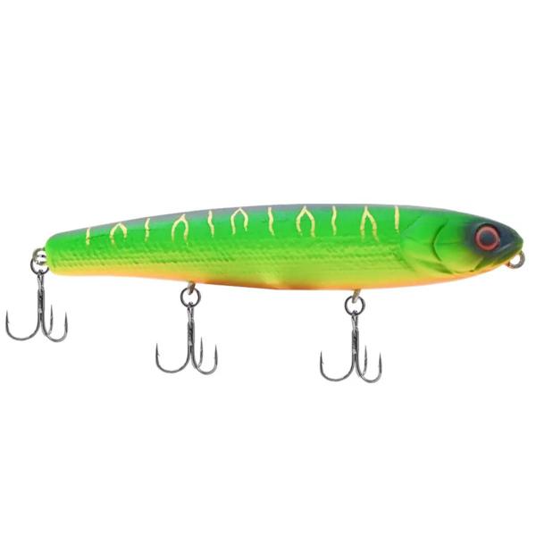 Imagem de Isca Artificial Para Pesca Pescaria De Superfície Jackall Bonnie 128 12,8cm 25g Cor Mat Tiger