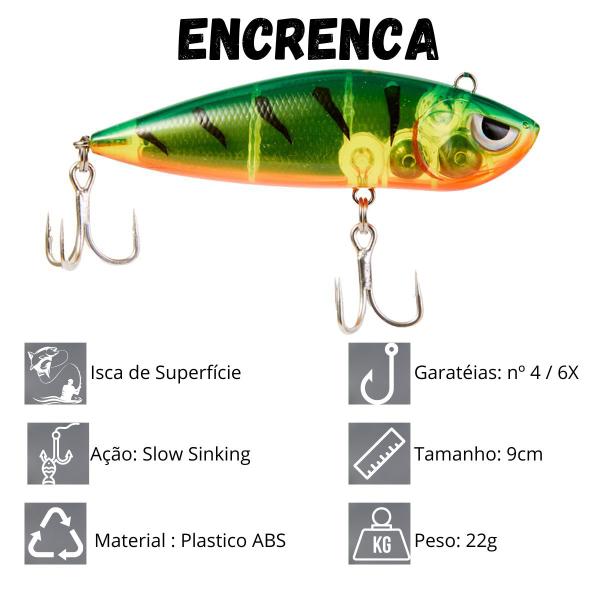 Imagem de Isca Artificial para pesca Yara Encrenca 9 cm 22gr Tucunaré Traira