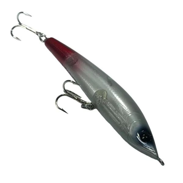 Imagem de Isca Artificial Tiemco Red Pepper Pesca Robalos E Tucunarés Superfície Stick Cor Gs Red Tail 10cm 9g