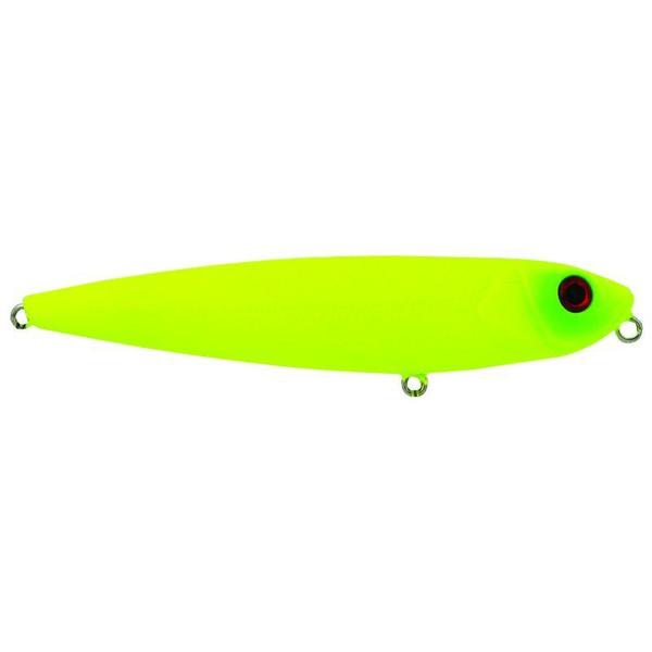 Imagem de Isca Artificial Top Gun 80 Superfície Flutuante Ação De Zara Stick Tucunaré Amarelo Açu Traíra Robalo