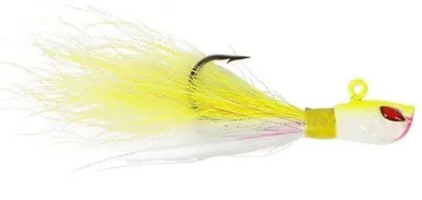 Imagem de Isca artificial yara killer jig 15g cor 45 amarelo e branco