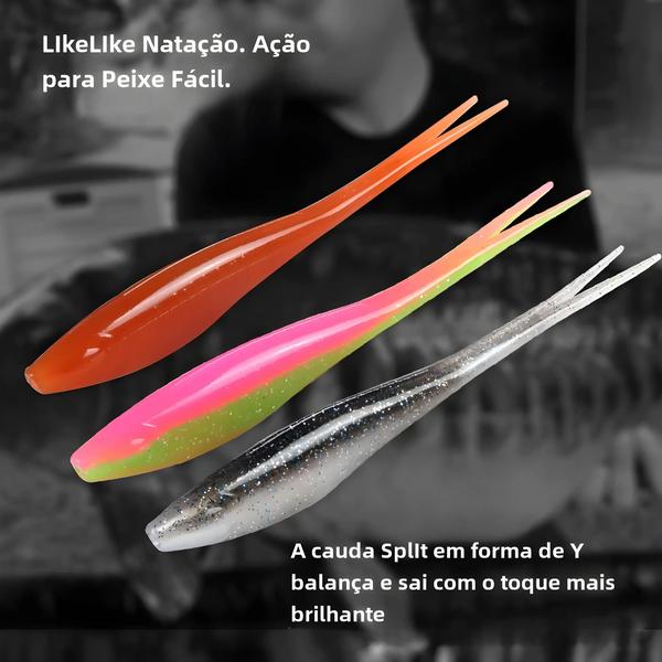 Imagem de Isca de Pesca 180mm em Forma de V - 3 Peças Flutuantes com Gota Tiro