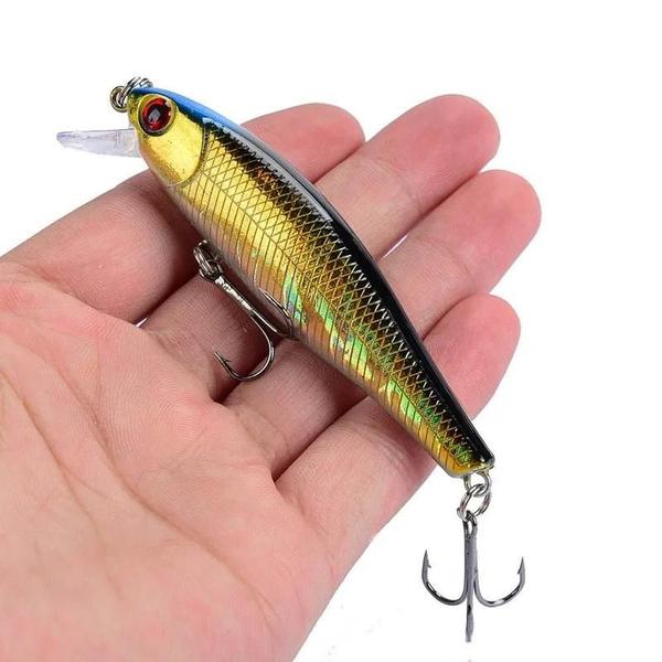 Imagem de Isca de Pesca Afundante 8,5cm 9,2g - Jerkbait para Pike e Baixo - Modelo Japonês