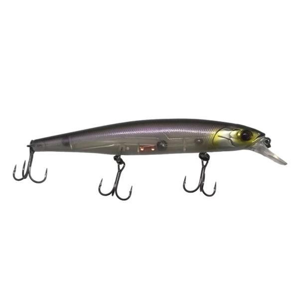 Imagem de Isca De Pesca Artificial Jackall MagSquad 128 12,8cm 19,2g Meia Água Cor Ghost Wakasagi