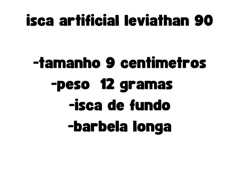 Imagem de Isca de pesca artificial leviathan 90 de fundo maruri 9cm/12gr cor c066