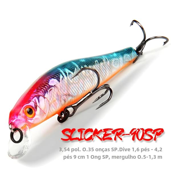 Imagem de Isca de Pesca Bearking 9cm 10g - Minnow com Sistema de Peso Magnético de Tungstênio