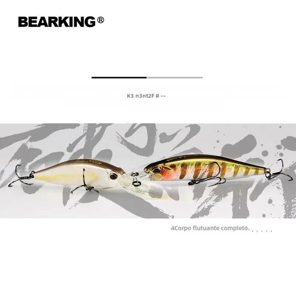 Imagem de Isca de Pesca Dura Wobblers Minnow - 10cm 16g com Sistema de Peso de Ímã Super Forte