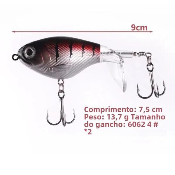 Imagem de Isca de Pesca Flutuante 14g - Lápis Popper para Superfície