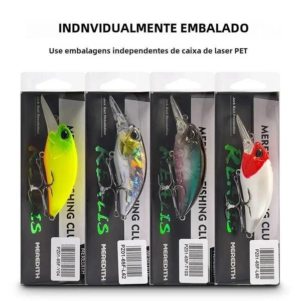 Imagem de Isca de Pesca Flutuante 14g Meredith Jerk Crank M65 - 11 Cores