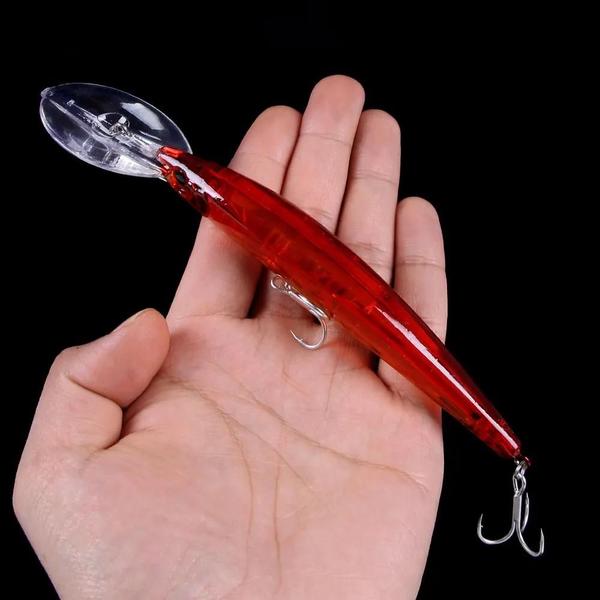 Imagem de Isca de Pesca Hengjia 17cm - Minnow 3D com Olhos Laser - 23.5g - Mergulho 2.5m