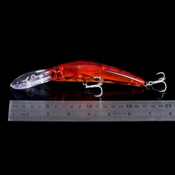 Imagem de Isca de Pesca Hengjia 17cm - Minnow 3D com Olhos Laser - 23.5g - Mergulho 2.5m