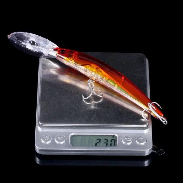 Imagem de Isca de Pesca Hengjia 17cm - Minnow 3D com Olhos Laser - 23.5g - Mergulho 2.5m