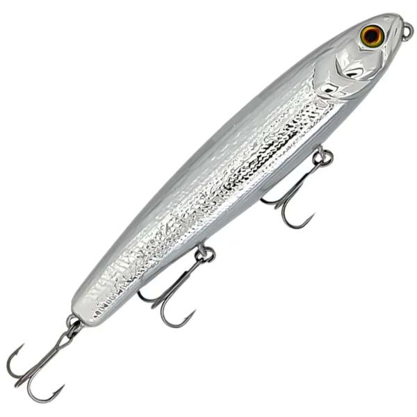 Imagem de Isca de Pesca Jackall Bonnie 128 Silenciosa BZ Silver 12,8cm 24,4g 