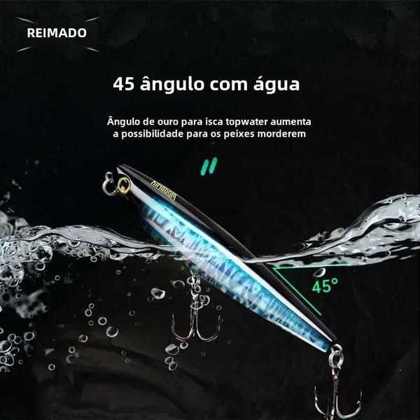 Imagem de Isca de Pesca Kingdom Topwater 60mm/90mm - Ação Walking Dog