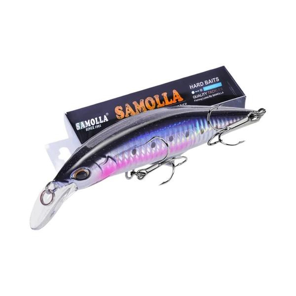 Imagem de Isca de Pesca Minnow Afundante 120mm 45g - Para Robalo e Traíras