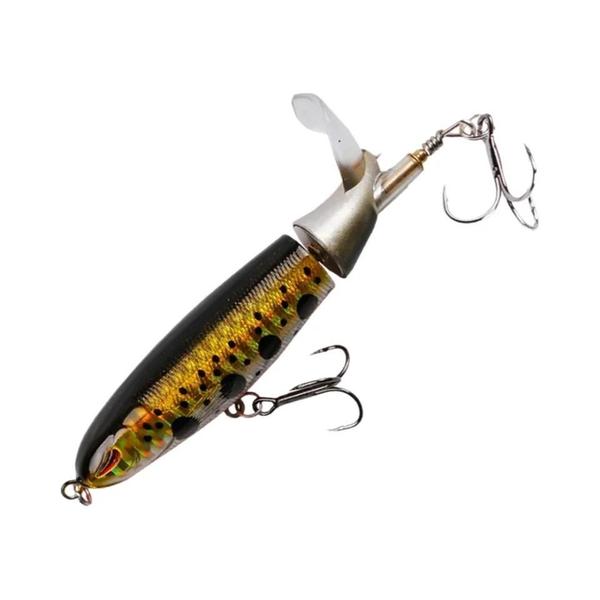 Imagem de Isca de Pesca Popper 13g - Hélice Topwater com Crankbait e Cauda Rotativa