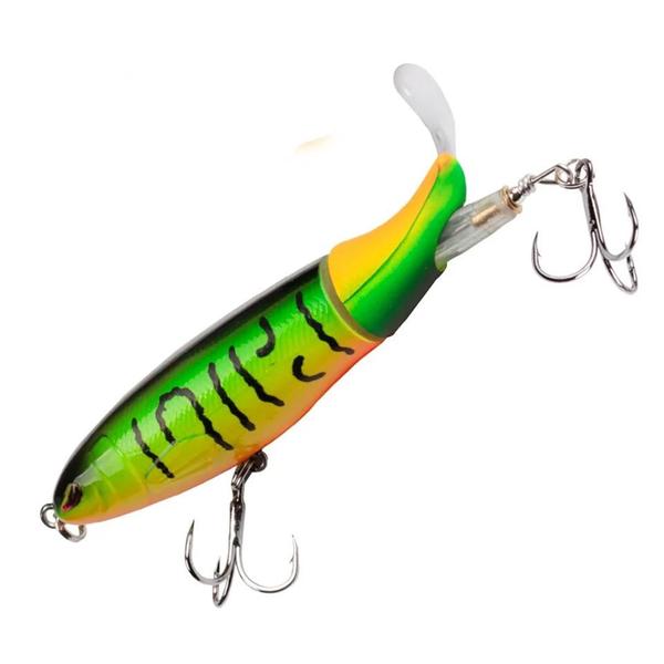 Imagem de Isca de Pesca Popper 13g - Hélice Topwater com Crankbait e Cauda Rotativa