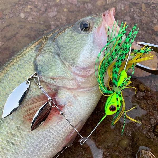 Imagem de Isca de Pesca Spinnerbait de Metal - Pike Swivel - 10G/14G - 1 Peça